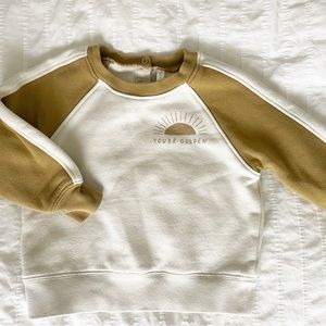 Rylee and Cru You’re Golden Raglan sweatshirt